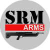 The SRM Arms logo.